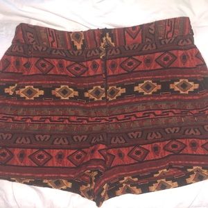 Ladies tribal shorts
